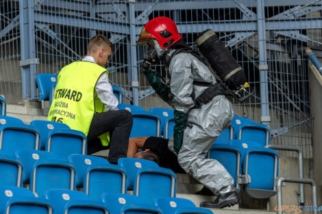 Ćwiczenia służb mundurowych Karat-23 (Straż Pożarna, Policj  Foto: lepszyPOZNAN.pl/Piotr Rychter