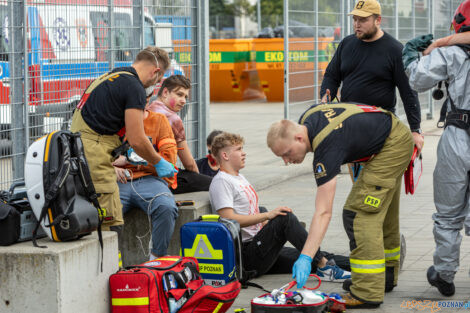 Ćwiczenia służb mundurowych Karat-23 (Straż Pożarna, Policj  Foto: lepszyPOZNAN.pl/Piotr Rychter