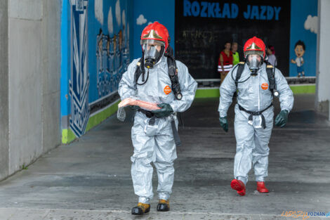 Ćwiczenia służb mundurowych Karat-23 (Straż Pożarna, Policj  Foto: lepszyPOZNAN.pl/Piotr Rychter