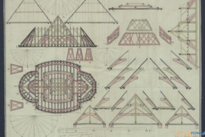 Plan domu miejskiego, ok. 1784-1816. APP Cechy miasta Poznania, syg. 48 [AP w P]  Foto: Archiwum Państwowe w Poznaniu 