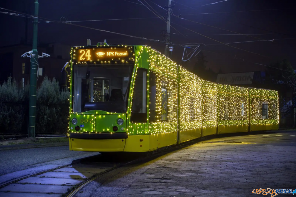 Swiateczna bimba 2023  Foto: MPK Poznań