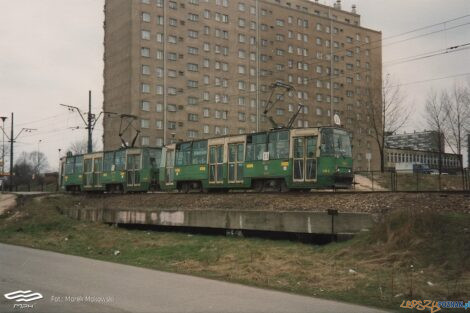 Tramwaj 105N pierwszy niskopodlogowy 5.1.93 KP [MPK Poznan] (2)  Foto: MPK Poznań / Marek Mąkowski