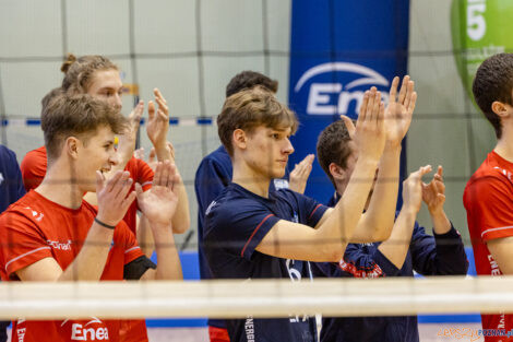 Ćwierćfinał Mistrzostw Polski Juniorów w siatkówce Poznań 2024  Foto: lepszyPOZNAN.pl/Piotr Rychter