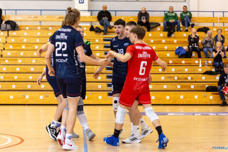 Ćwierćfinał Mistrzostw Polski Juniorów w siatkówce Poznań 2024  Foto: lepszyPOZNAN.pl/Piotr Rychter