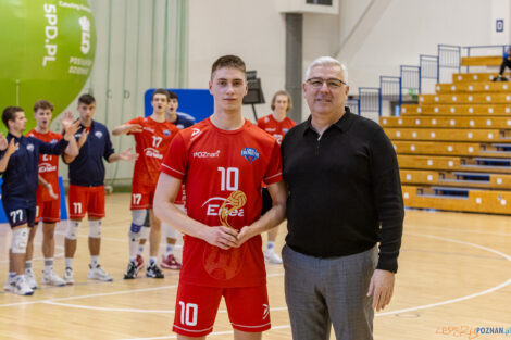 Ćwierćfinał Mistrzostw Polski Juniorów w siatkówce Poznań 2024  Foto: lepszyPOZNAN.pl/Piotr Rychter