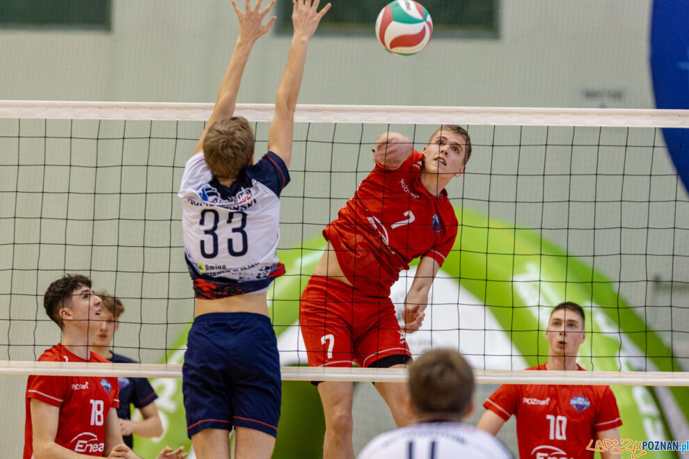 Ćwierćfinał Mistrzostw Polski Juniorów w siatkówce Poznań 2024  Foto: lepszyPOZNAN.pl/Piotr Rychter