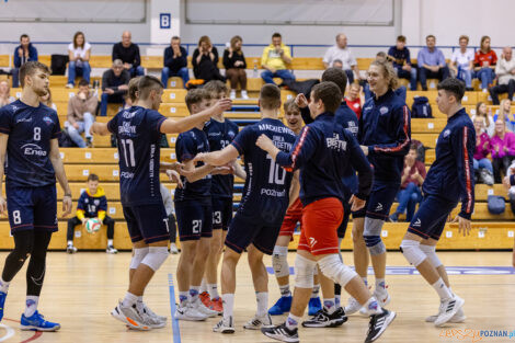 Ćwierćfinał Mistrzostw Polski Juniorów w siatkówce Poznań 2024  Foto: lepszyPOZNAN.pl/Piotr Rychter