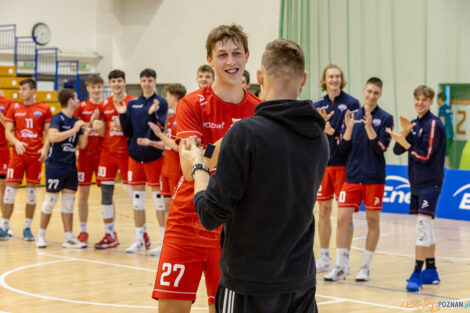 Ćwierćfinał Mistrzostw Polski Juniorów w siatkówce Poznań 2024  Foto: lepszyPOZNAN.pl/Piotr Rychter