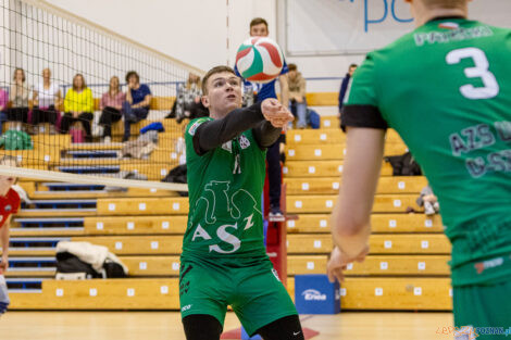 Ćwierćfinał Mistrzostw Polski Juniorów w siatkówce Poznań 2024  Foto: lepszyPOZNAN.pl/Piotr Rychter