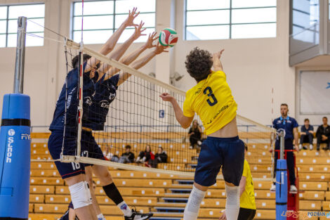 Ćwierćfinał Mistrzostw Polski Juniorów w siatkówce Poznań 2024  Foto: lepszyPOZNAN.pl/Piotr Rychter