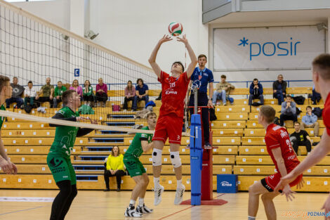 Ćwierćfinał Mistrzostw Polski Juniorów w siatkówce Poznań 2024  Foto: lepszyPOZNAN.pl/Piotr Rychter