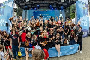 Cały Poznań Ukulele 2024 - Ukulelove Łejery  Foto: lepszyPOZNAN.pl/Piotr Rychter