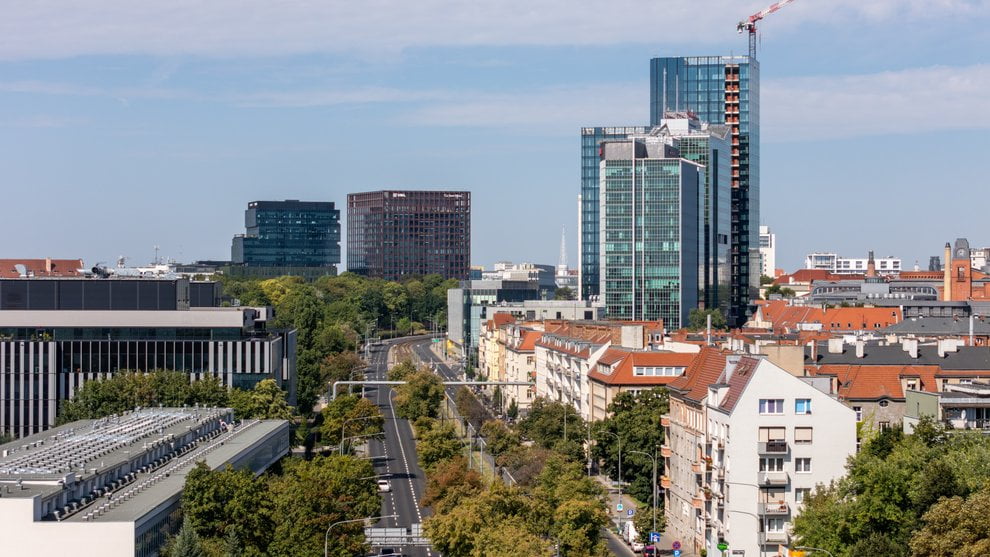 Królowej Jadwigi, widok z drona  Foto: lepszyPOZNAN.pl / Piotr Rychter