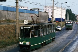 Hetmanska tram wiadukt 1.09.1999 [Marek Malczewski MPK Poznan]  Foto: Marek Malczewski / MPK Poznan
