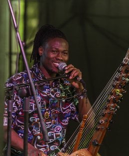 Noums Dembele - Koncert na Jam Session w KontenerART 01.05.2025  Foto: LepszyPOZNAN.PL/Ewelina Jaśkowiak