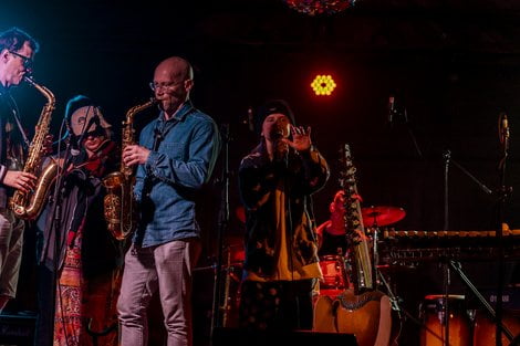 Noums Dembele - Koncert na Jam Session w KontenerART 01.05.2025  Foto: LepszyPOZNAN.PL/Ewelina Jaśkowiak