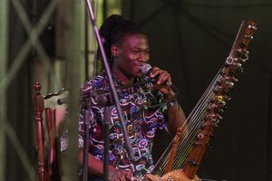 Noums Dembele - Koncert na Jam Session w KontenerART 01.05.2025  Foto: LepszyPOZNAN.PL/Ewelina Jaśkowiak