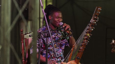 Noums Dembele - Koncert na Jam Session w KontenerART 01.05.2025  Foto: LepszyPOZNAN.PL/Ewelina Jaśkowiak