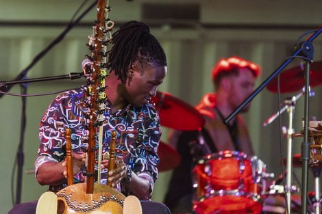 Noums Dembele - Koncert na Jam Session w KontenerART 01.05.2025  Foto: LepszyPOZNAN.PL/Ewelina Jaśkowiak