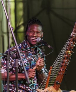 Noums Dembele - Koncert na Jam Session w KontenerART 01.05.2025  Foto: LepszyPOZNAN.PL/Ewelina Jaśkowiak
