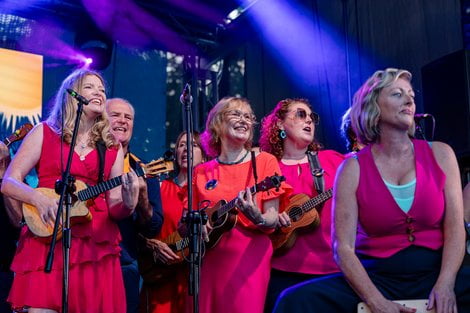 Cały Poznań Ukulele - Dublin Ukulele Collective  Foto: lepszyPOZNAN.pl / Piotr Rychter
