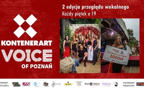 Voice of Poznań - Przegląd wokalny w KontenerART - II edycja  Foto: materiały prasowe