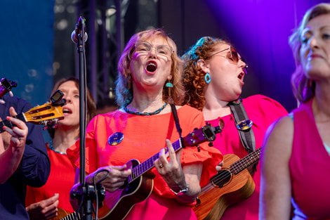Cały Poznań Ukulele - Dublin Ukulele Collective  Foto: lepszyPOZNAN.pl / Piotr Rychter