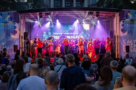 Cały Poznań Ukulele - Dublin Ukulele Collective  Foto: lepszyPOZNAN.pl / Piotr Rychter
