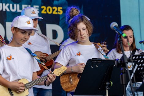 Cały Poznań Ukulele - Uqsquad  Foto: lepszyPOZNAN.pl / Piotr Rychter