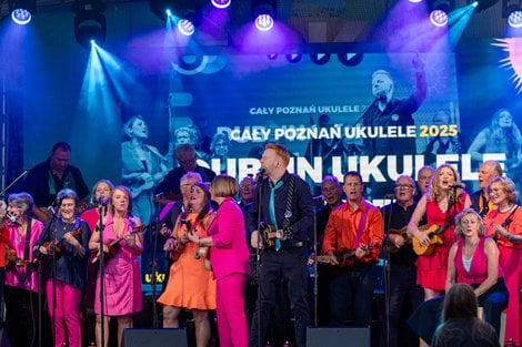 Cały Poznań Ukulele - Dublin Ukulele Collective  Foto: lepszyPOZNAN.pl / Piotr Rychter