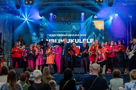 Cały Poznań Ukulele - Dublin Ukulele Collective  Foto: lepszyPOZNAN.pl / Piotr Rychter