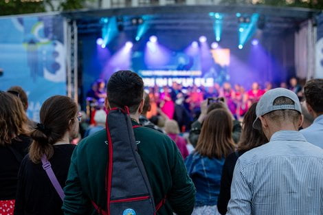 Cały Poznań Ukulele - Dublin Ukulele Collective  Foto: lepszyPOZNAN.pl / Piotr Rychter