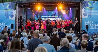 Cały Poznań Ukulele - Dublin Ukulele Collective  Foto: lepszyPOZNAN.pl / Piotr Rychter