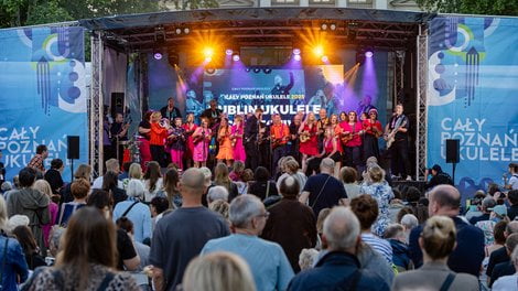 Cały Poznań Ukulele - Dublin Ukulele Collective  Foto: lepszyPOZNAN.pl / Piotr Rychter