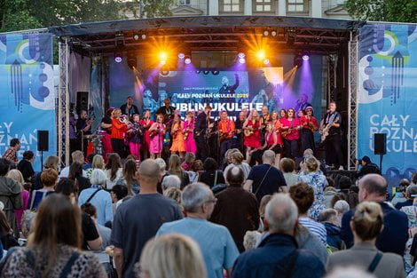 Cały Poznań Ukulele - Dublin Ukulele Collective  Foto: lepszyPOZNAN.pl / Piotr Rychter