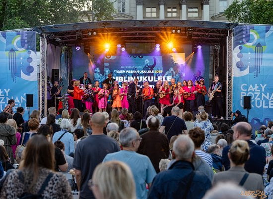 Cały Poznań Ukulele - Dublin Ukulele Collective  Foto: lepszyPOZNAN.pl / Piotr Rychter