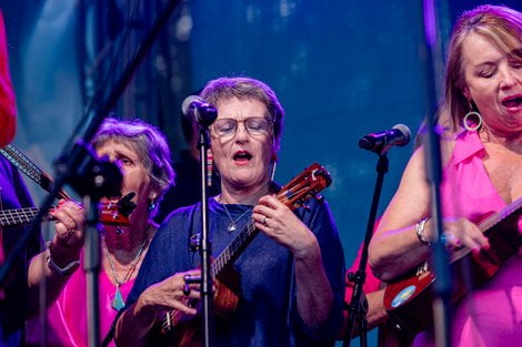 Cały Poznań Ukulele - Dublin Ukulele Collective  Foto: lepszyPOZNAN.pl / Piotr Rychter