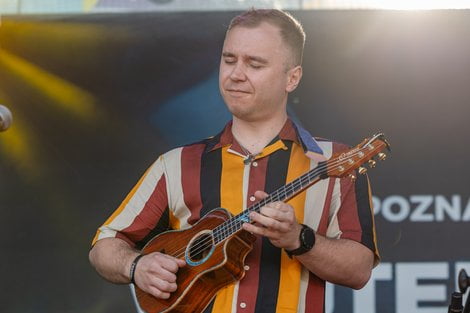 Cały Poznań Ukulele Wojtek Griper Frąckowiak  Foto: lepszyPOZNAN.pl / Piotr Rychter