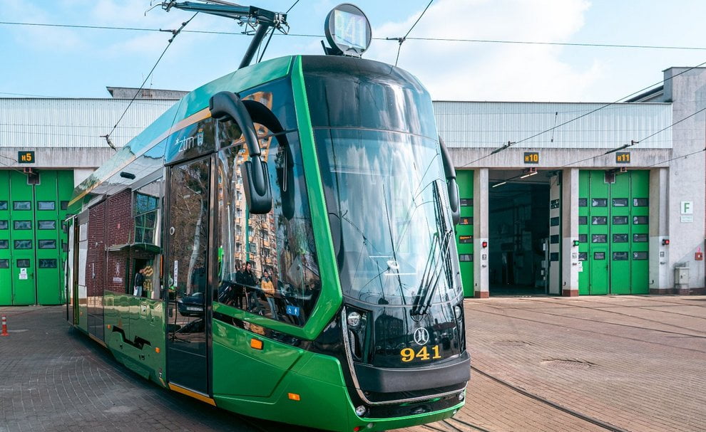 Tramwaje Moderus Gamma LF AC BD ponownie przewożą pasażerów  Foto: materiały prasowe / MPK Poznań