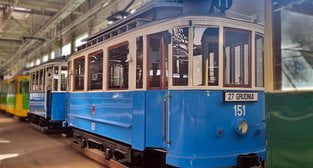 Linie turystyczne: w niedzielę na linię H wyjedzie skład wagonów użyczonych przez MPK S.A. w Krakowie  Foto: materiały prasowe / MPK Poznań