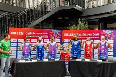 Konferencja prasowe przed Orlen Finałem Mistrzostw Polski w siatkówce plażowej kobiet i mężczyzn  Foto: materiały prasowe