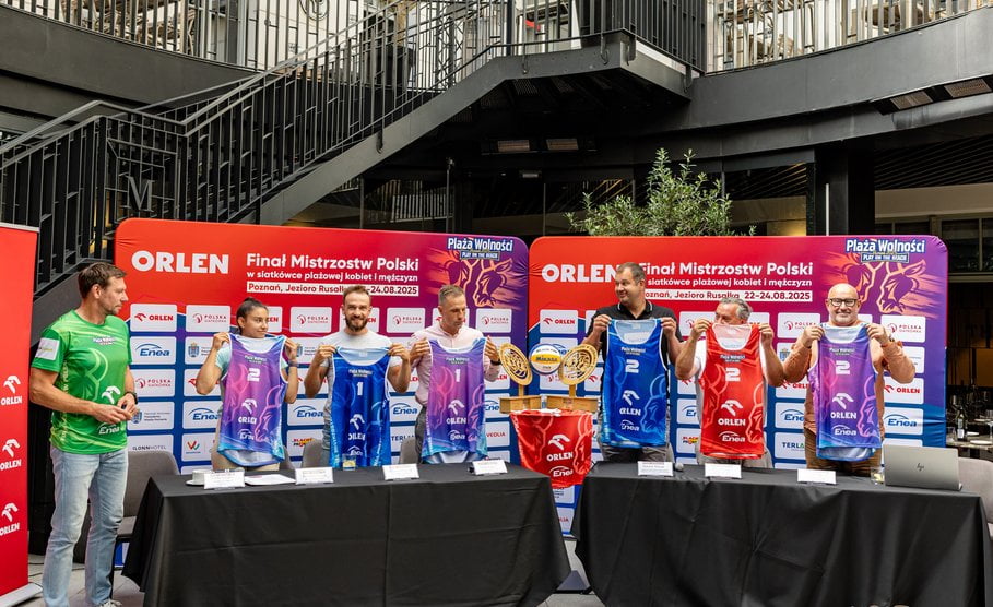 Konferencja prasowe przed Orlen Finałem Mistrzostw Polski w siatkówce plażowej kobiet i mężczyzn  Foto: materiały prasowe