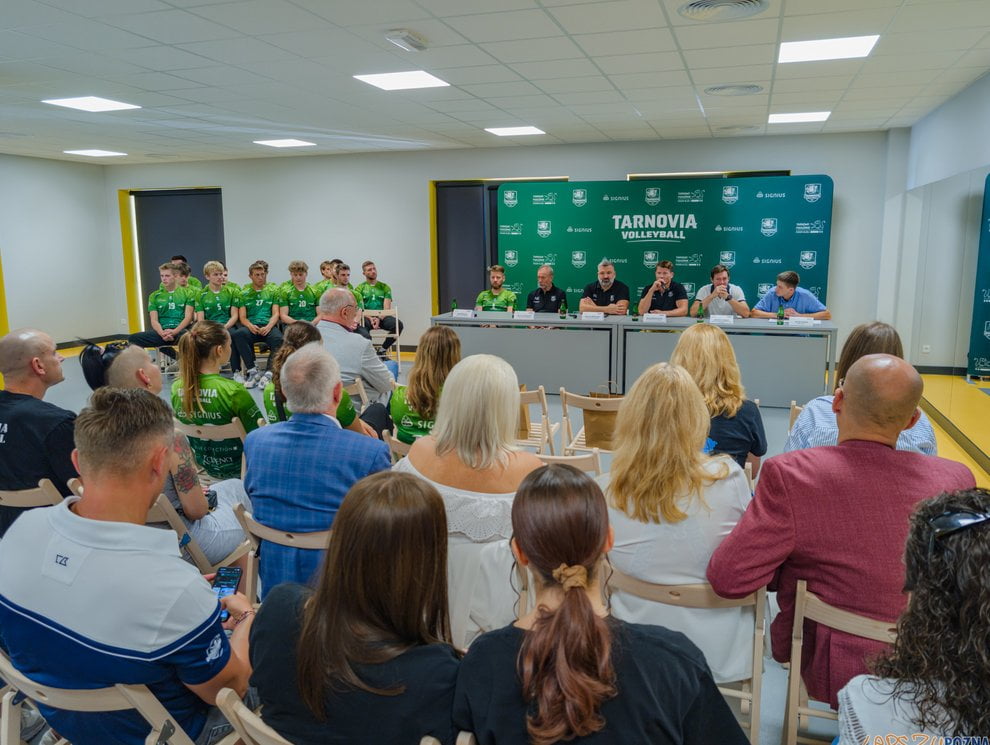 Konferencja Prasowe Tarnocii Volleyball  Foto: lepszyPOZNAN.pl / Piotr Rychter