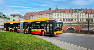 solaris urbino 18 electric w barwach MZA Warszawa  Foto: Maciej Sznek / Solaris
