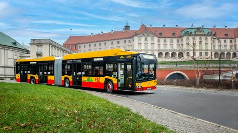 solaris urbino 18 electric w barwach MZA Warszawa  Foto: Maciej Sznek / Solaris