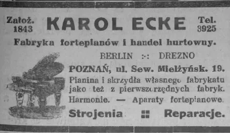 Karl Ecke zabytkoweinstrumenty.wordpress (1) Foto: Karl Ecke zabytkoweinstrumenty.wordpress (1) Foto: