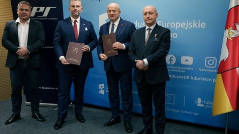 Podpisanie umowy H. Cegielski FPS z Województwem Lubelskim  Foto: 