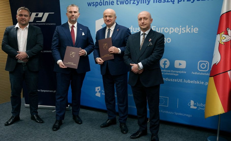 Podpisanie umowy H. Cegielski FPS z Województwem Lubelskim  Foto: 