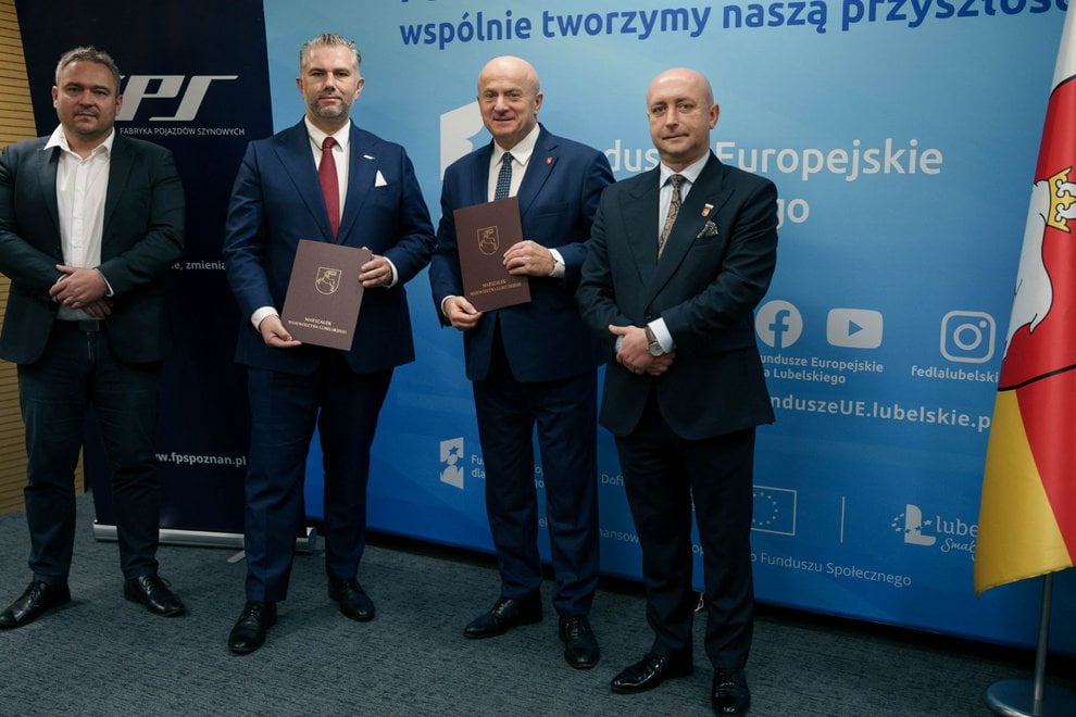 Podpisanie umowy H. Cegielski FPS z Województwem Lubelskim  Foto: 