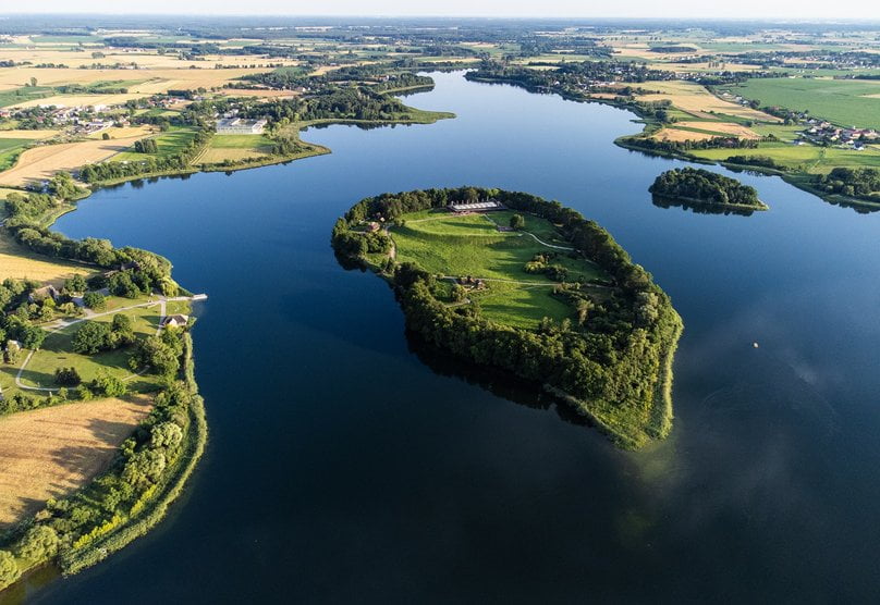 Wyspa Ostrów Lednicki  Foto: M. Popek / Muzeum na Lednicy 
